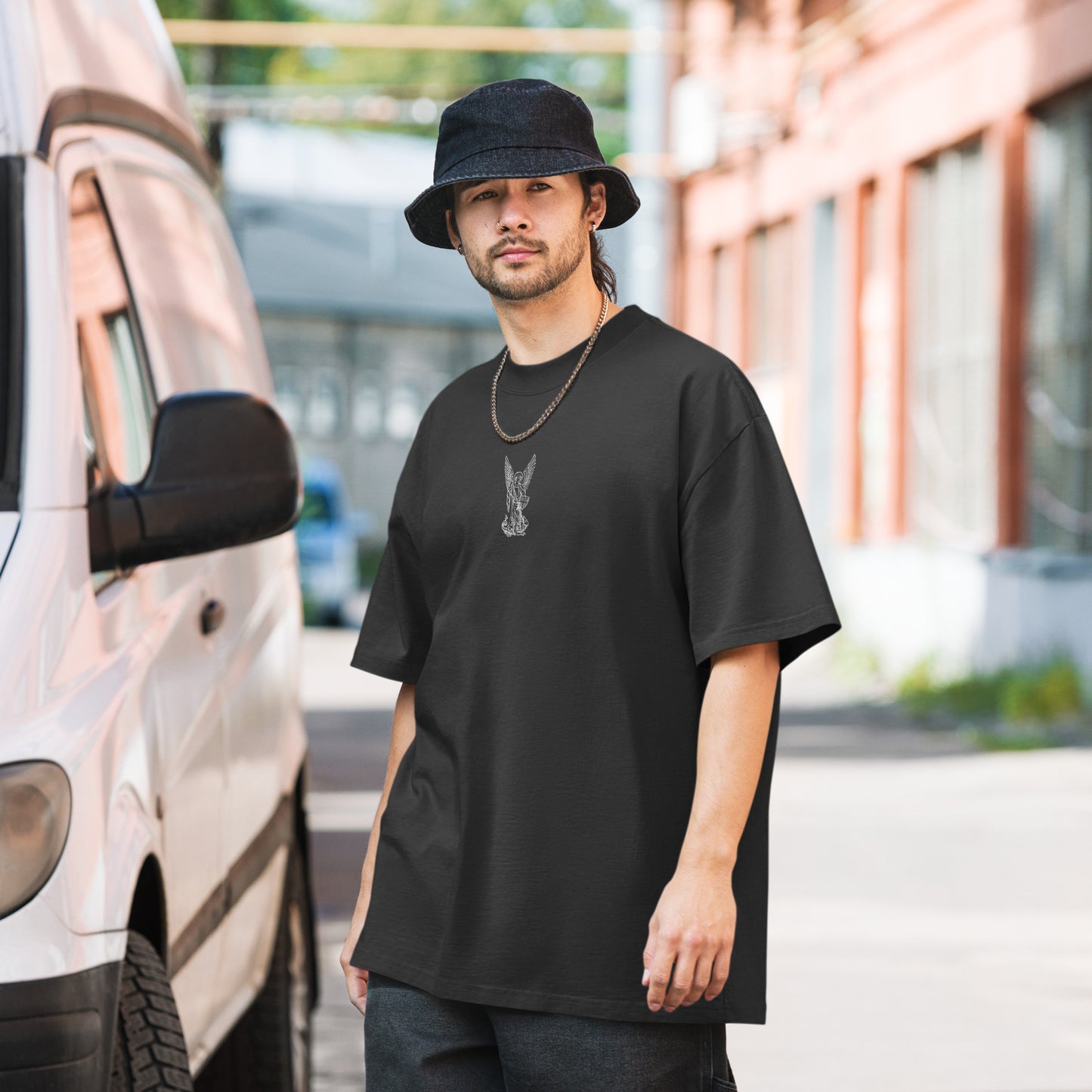 Archangel St. Michael - Oversized T-shirt